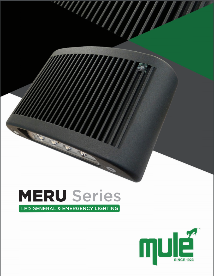 Mule Lighting MERU Brochure Literature